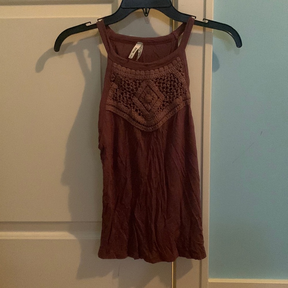 Crochet top tank top